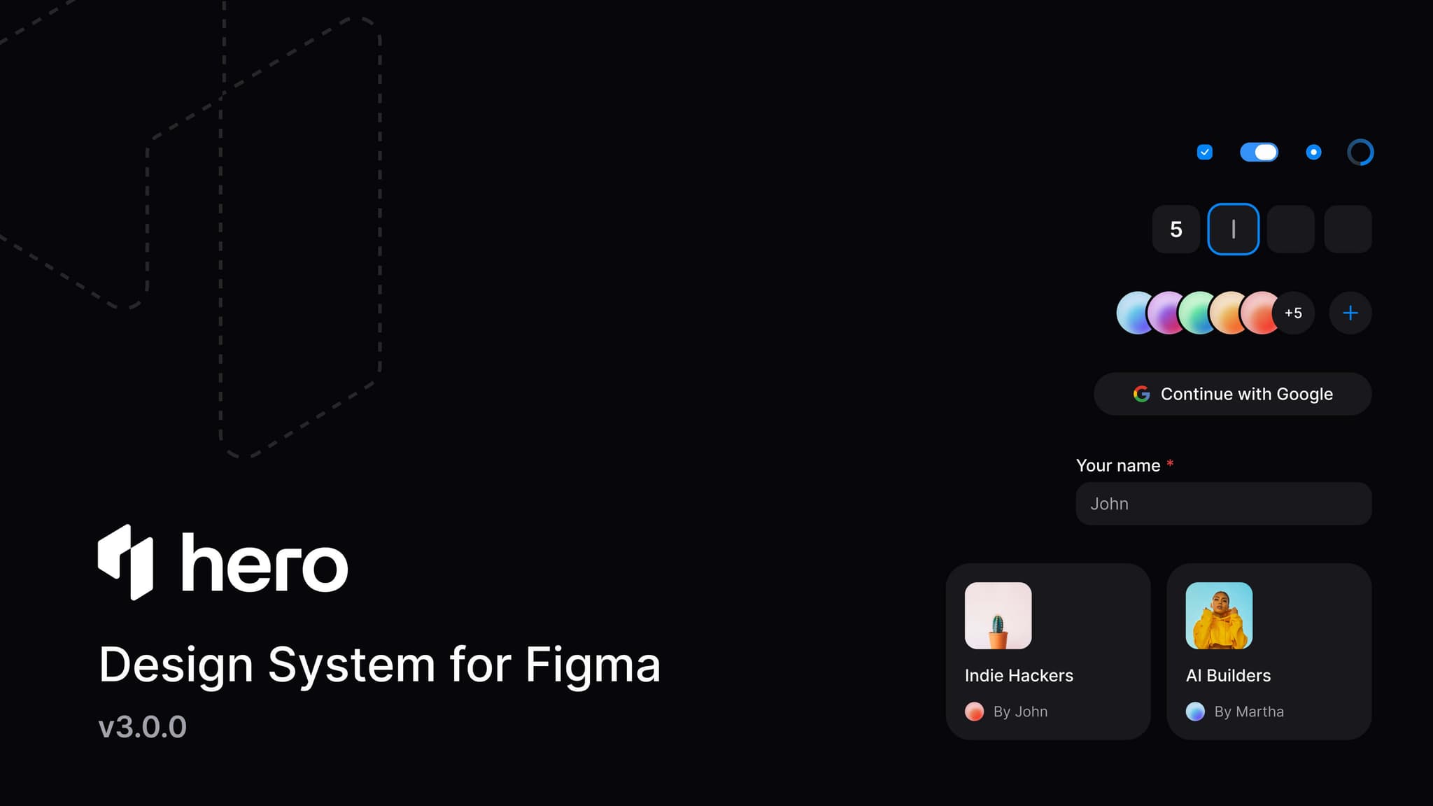 HeroUI Figma Kit v3